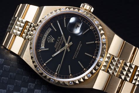 pyramid bezel and bracelet rolex|bezel of a Rolex.